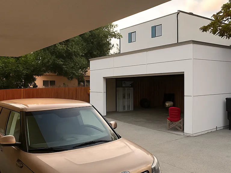 Back exterior