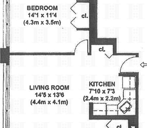 2nd image of 333 E 45th St APT 18D