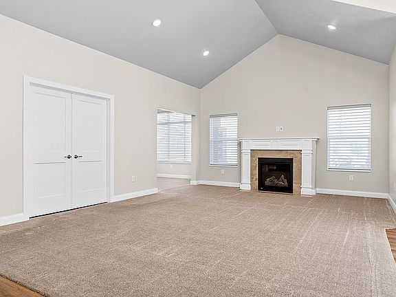 Great room with fireplace