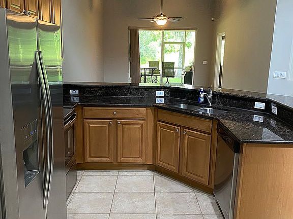 View from the garage 