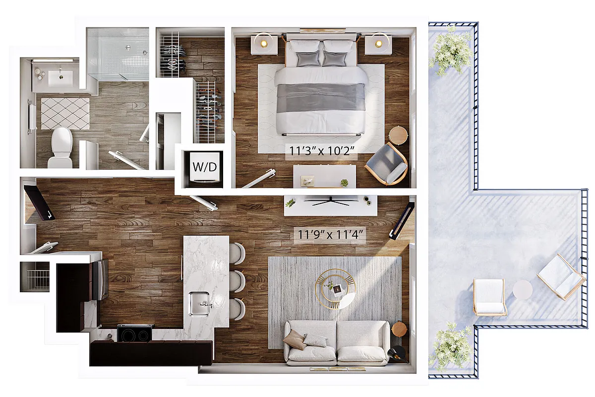 Floor plan 1G