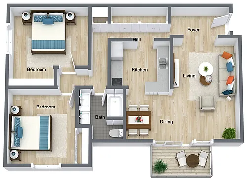 Floor plan Saxon