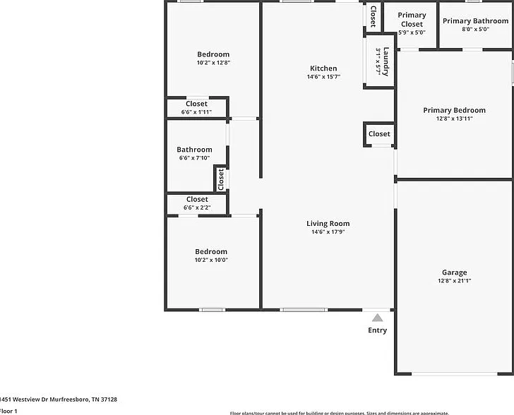 3 bed, 2.0 bath, 1072 sqft, $1,795 — Photo 2