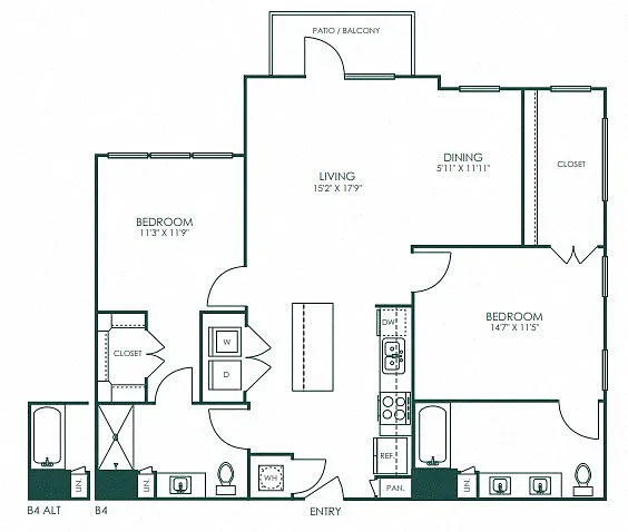 Floor plan B4