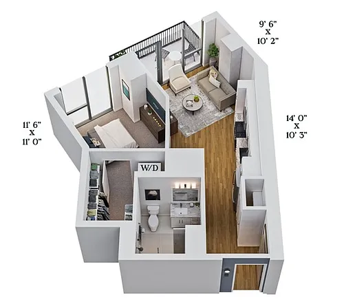 Floor plan B1