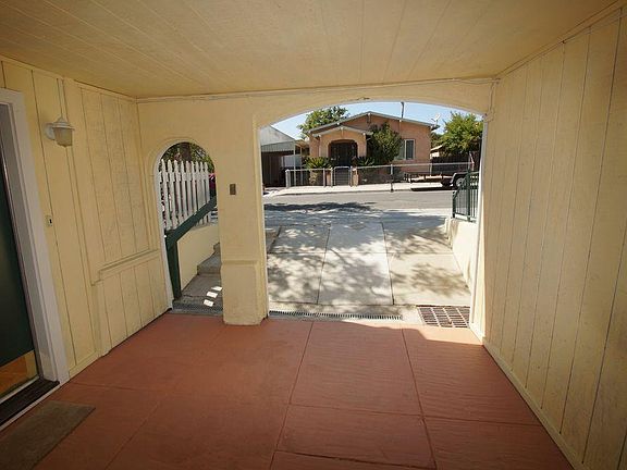 looking out to street.