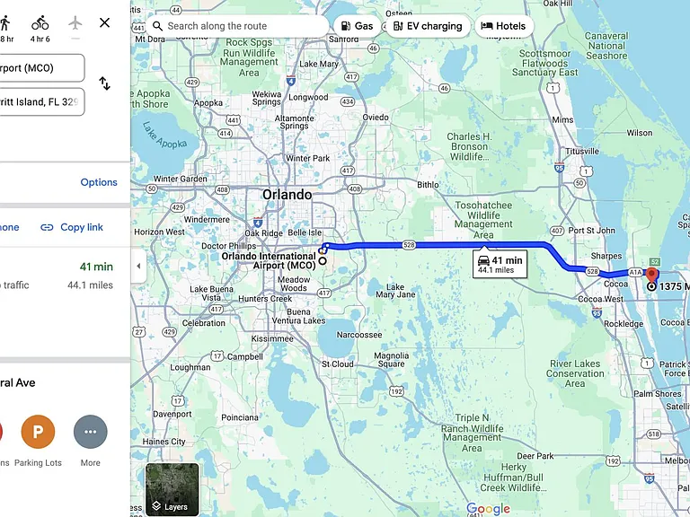 Drive to MCO