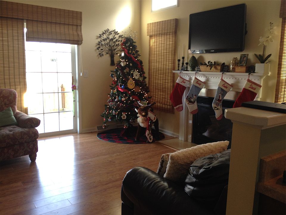 2 story open living room