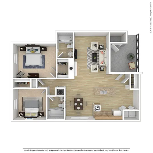 Floor plan 22D - 22D