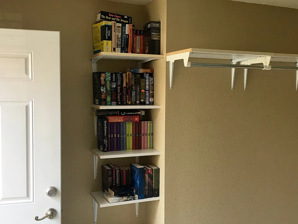 More Shelving & Rods to Hang