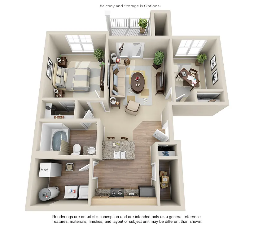 Floor plan A3 Arundel with Den