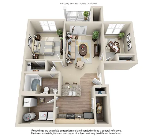 Floor plan A3 Arundel with Den