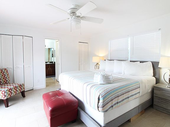 Master Bedroom looking out to the pool