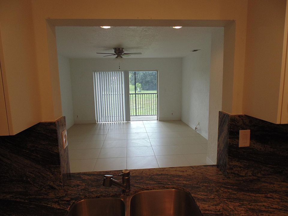 View From Kitchen via pass-thru into Living area