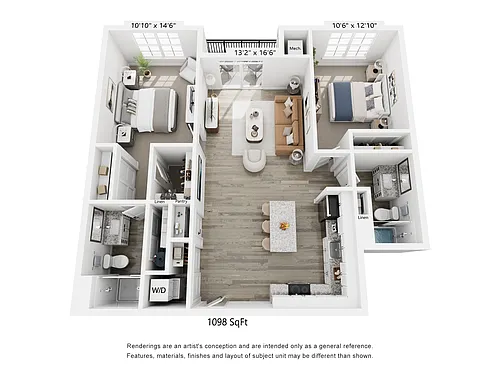 Floor plan The Keystone 1