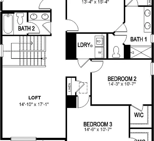 Second floor plan