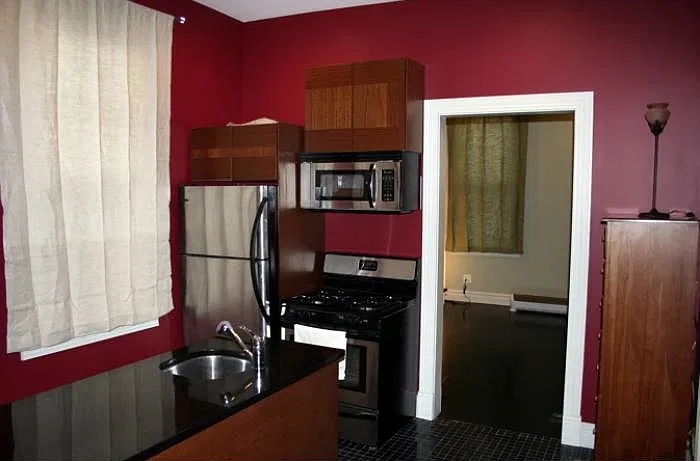 Kitchen with built in microwave, and dishwasher
