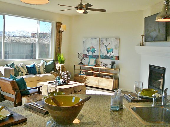 Viewed from the kitchen island