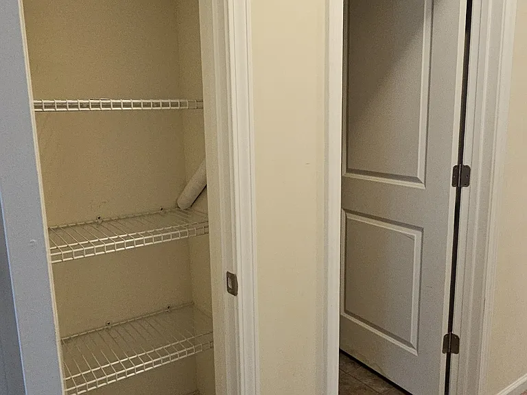 Hallway closet upstairs