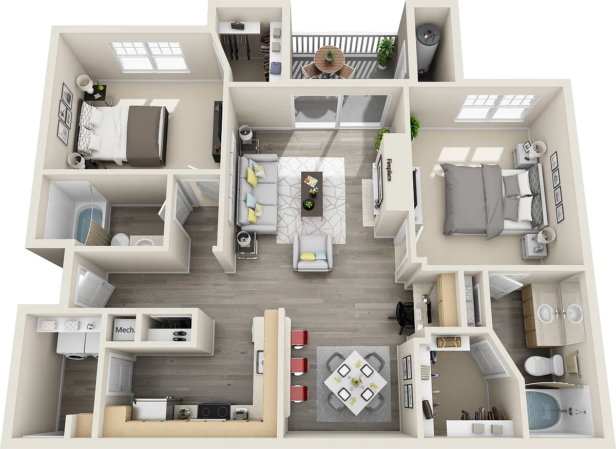 Floor plan B2C - Standard