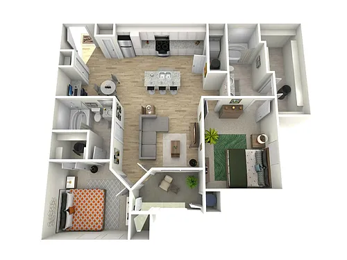 Floor plan B3