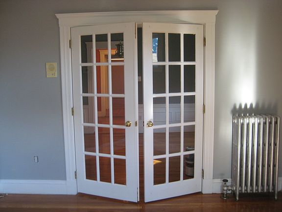 French doors to d.r. 