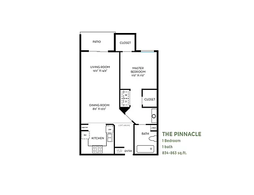 Floor plan Pinnacle