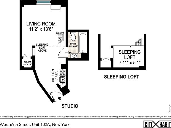 2nd image of 140 W 69th St APT 102A
