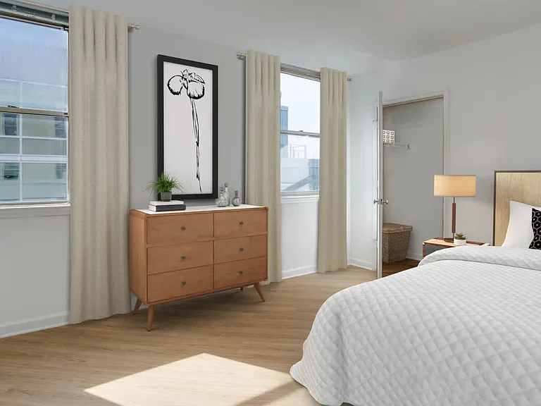 Bedroom with Hard Surface Flooring