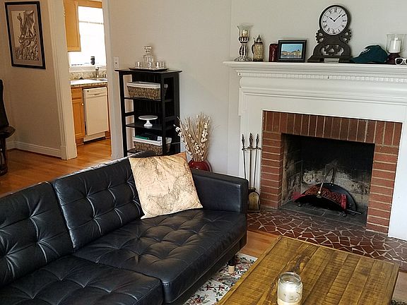Fireplace in living room
