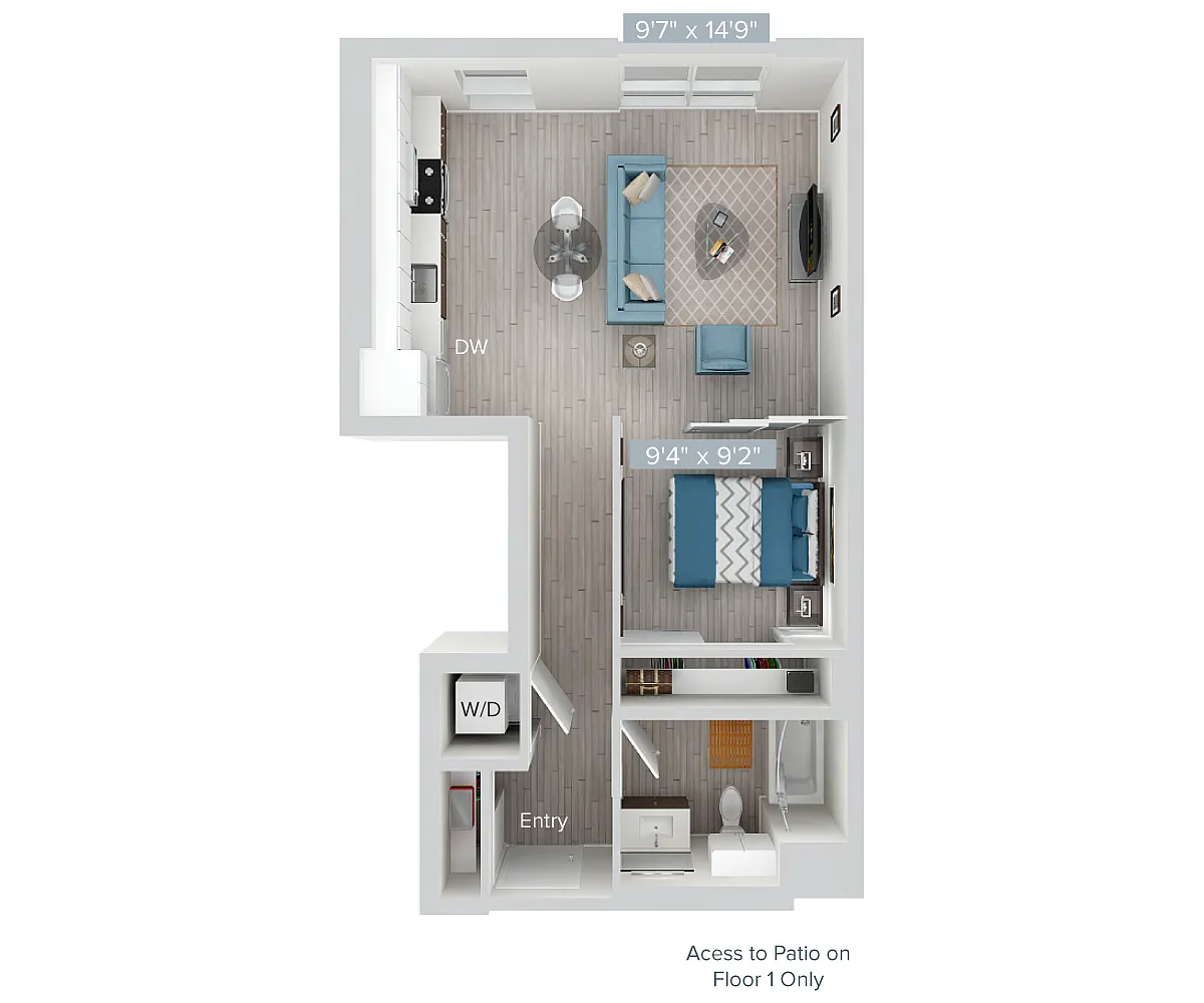 Floor plan A3-648SF-MIR