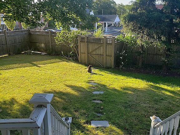 Backyard Gate to Elm Street