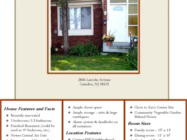 2846 Lincoln Ave, Camden, NJ 08105