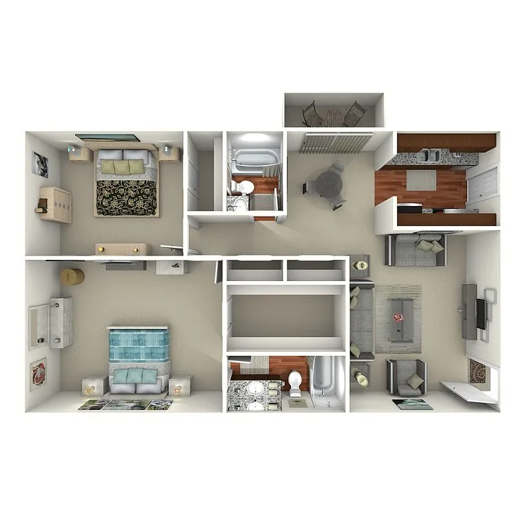 Floor plan 2BG