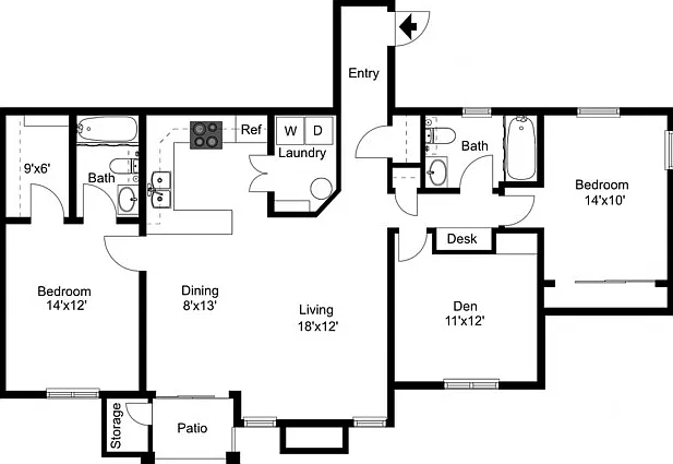 Click the button below to utilize the virtual move-in tool to plan your room layout! Click the button below to utilize the virtual move-in tool to plan your room layout!