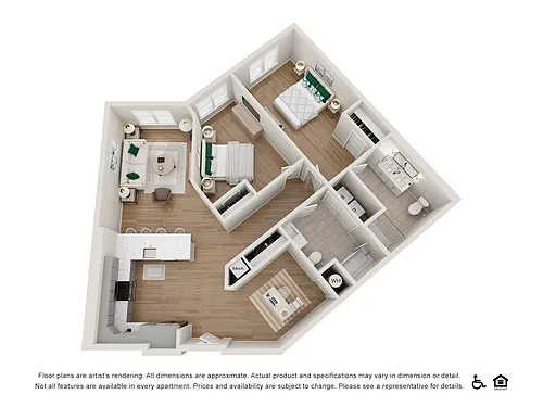 Floor plan B6 Den