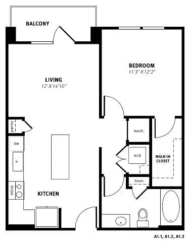 Floor plan A1
