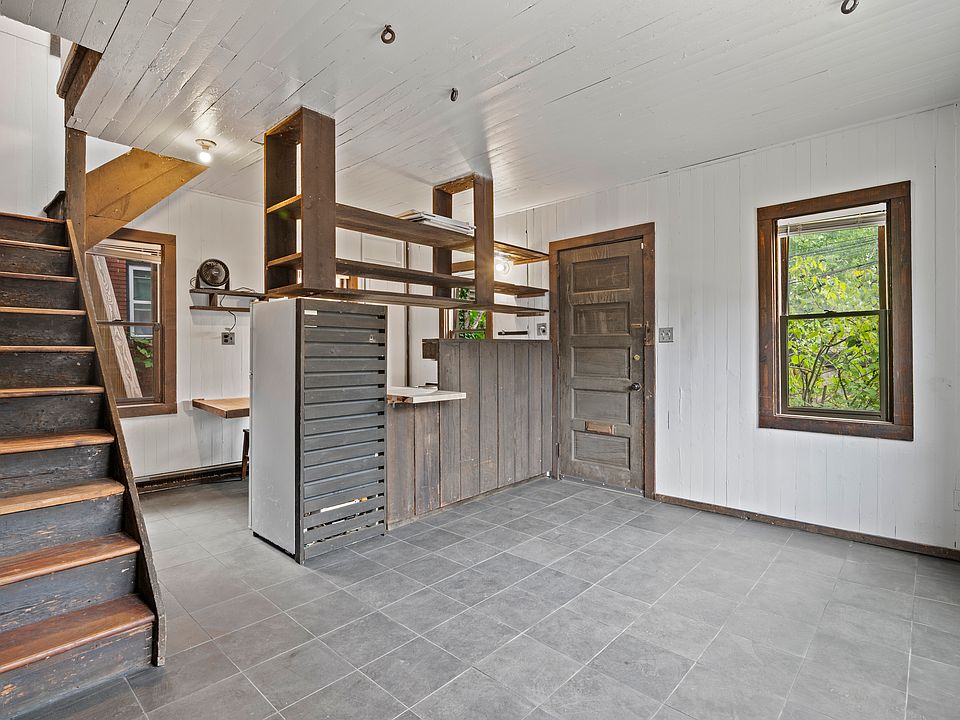 showing recent kitchen reconfiguration