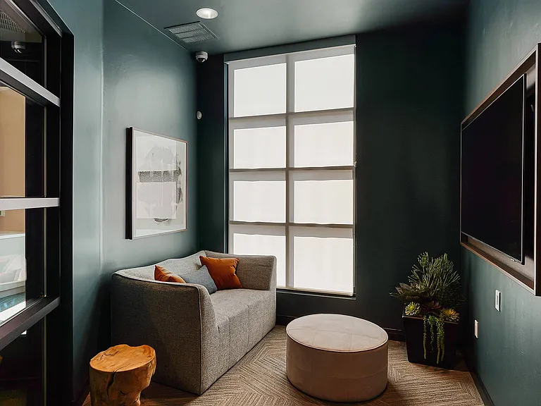 Living area of apartment
