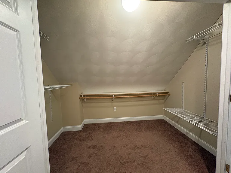 Bonus room closet