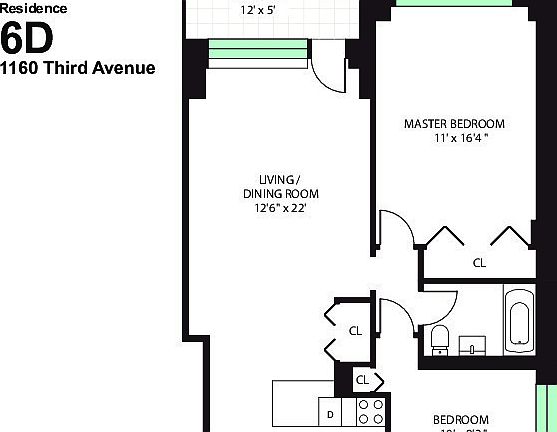 2nd image of 1160 3rd Ave #6D