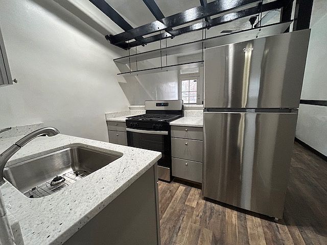 Kitchen - newly redone, new appliances and cabinetry.