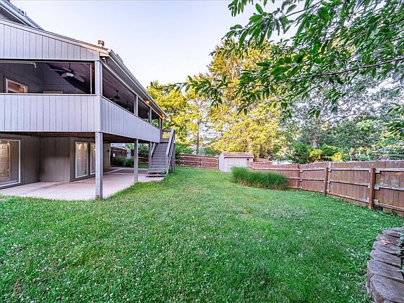 Backyard side view