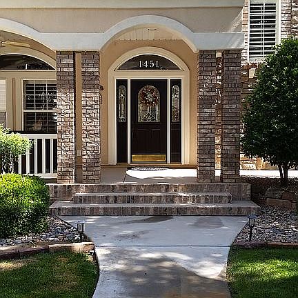 Front Entry & Deck Above