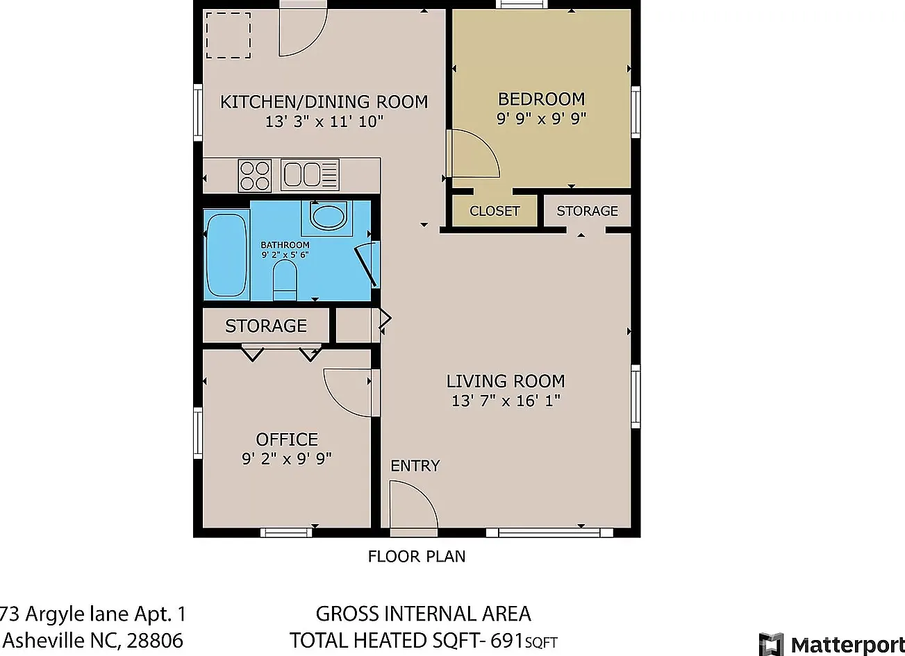 2 bed, 700 sqft, $2,200 — Photo 2