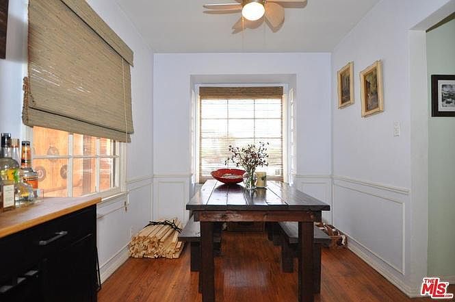 Kitchen dining area with great light.