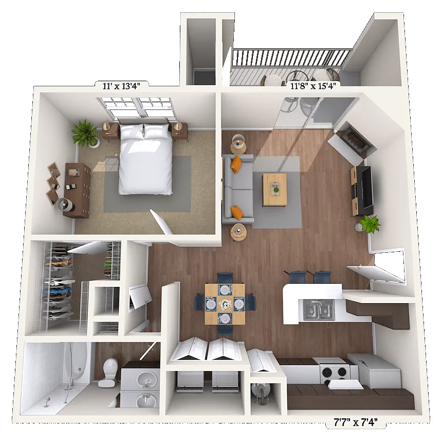 Floor plan 11B