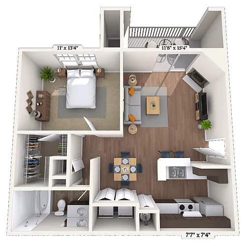 Floor plan 11B