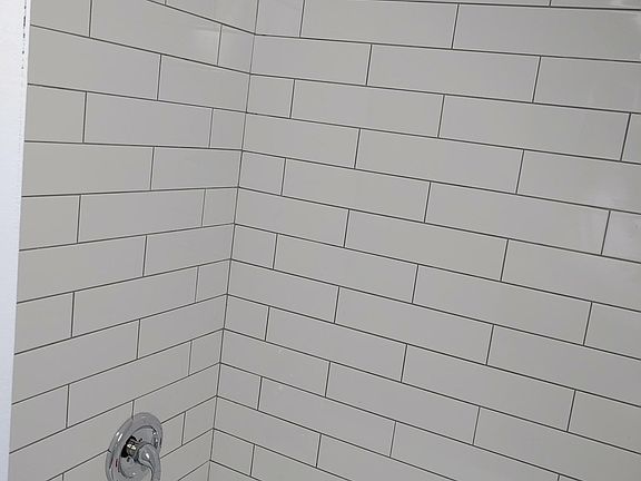 bathroom shower and tub