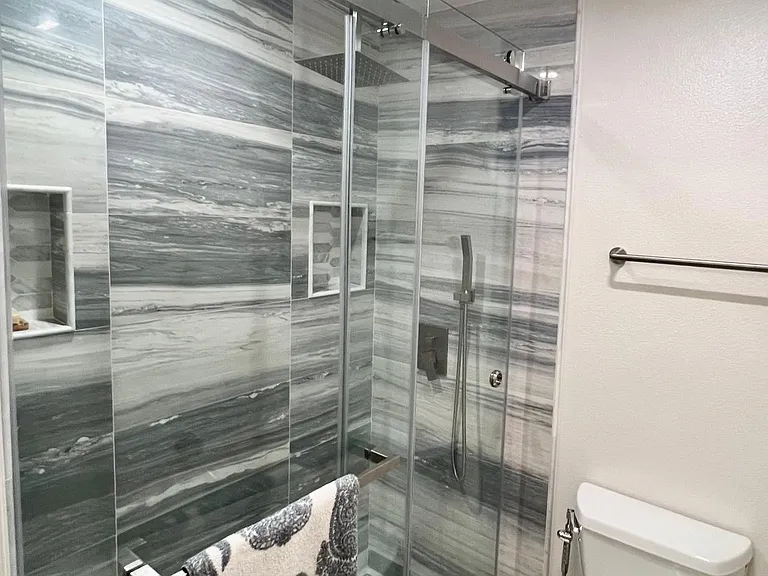 Secondary upstairs bathroom (outside of other three bedrooms)